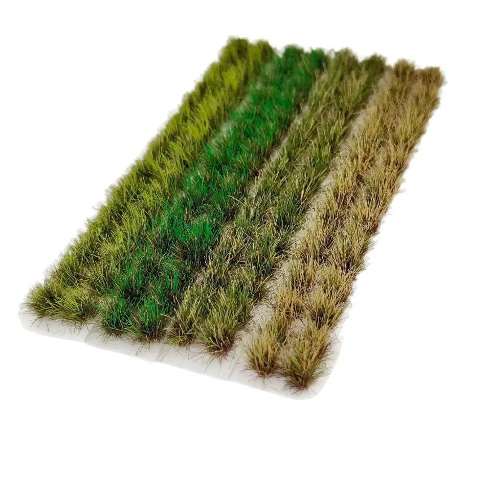 120PCS Multicolor Grass Tufts Self-Adhesive 8mm Height Miniature Flower Grass Model Modeling Materials Scenery Model