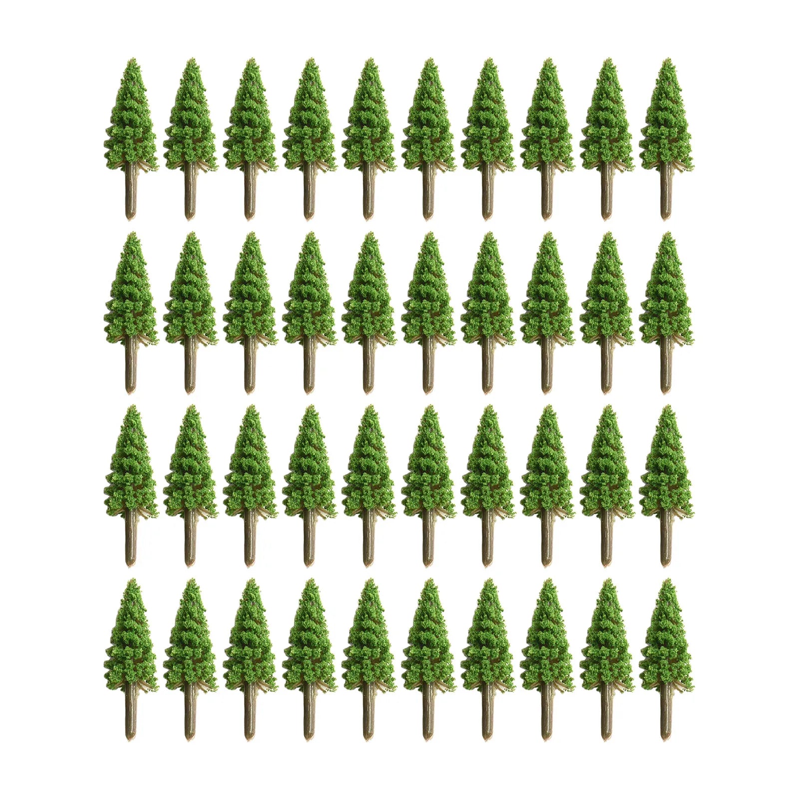 40pcs Model Trees 1:100 Model Train Railroad Layout Scenery Landscapes