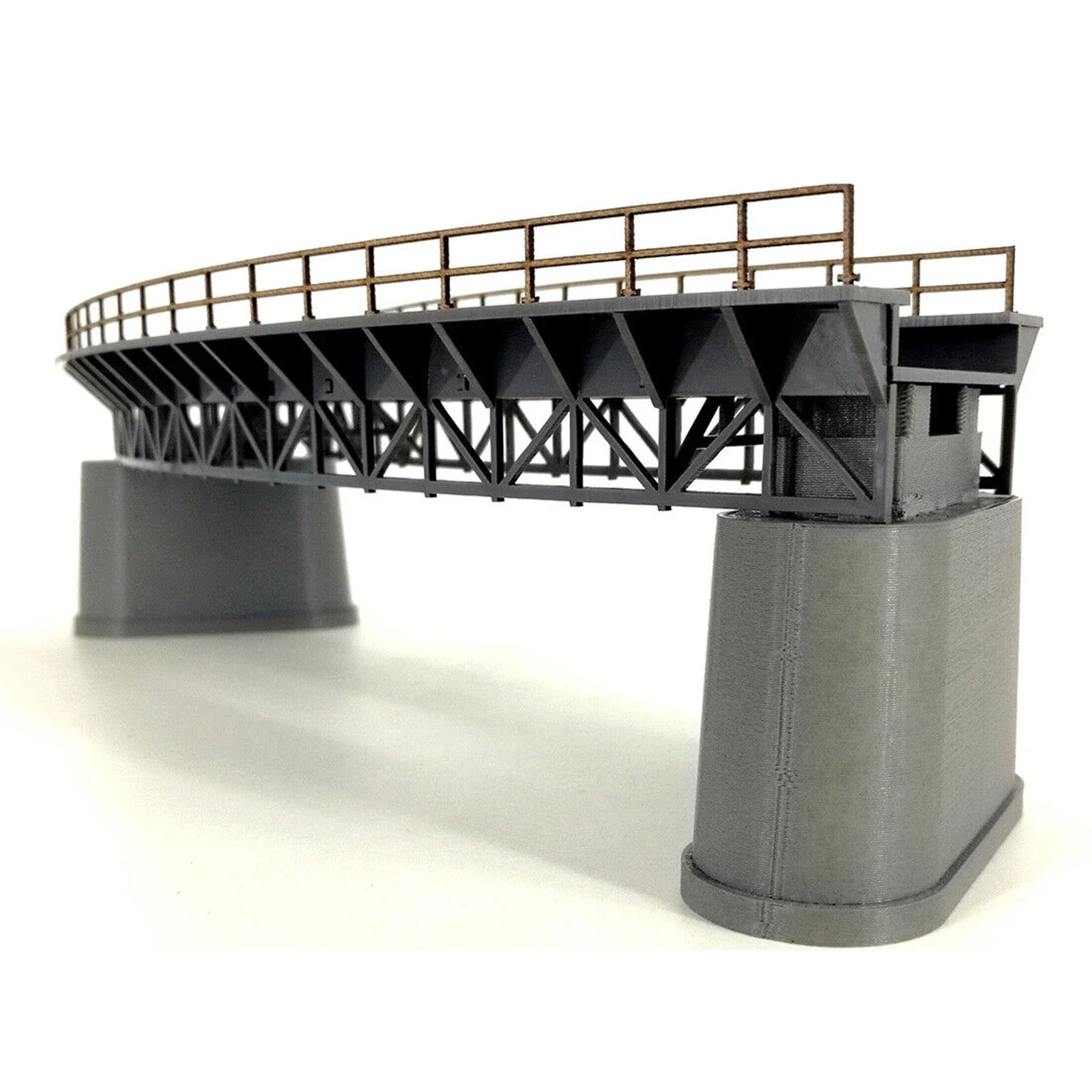 1:87 HO Scale Model Railway Scenery Bridge.
